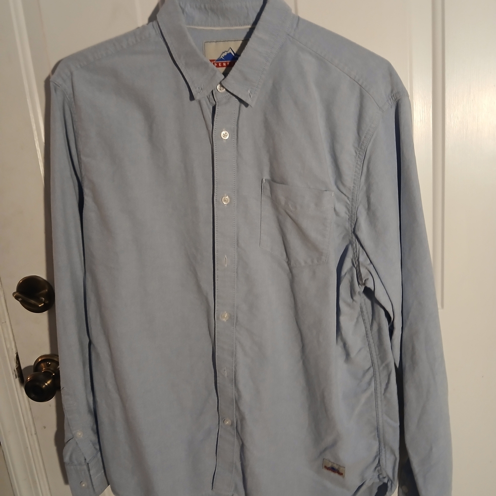 Penfield Light Blue Long-Sleeve Button-Down Shirt